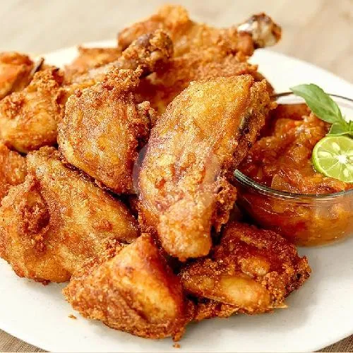 Ayam Negeri Semur Goreng +  Sambal